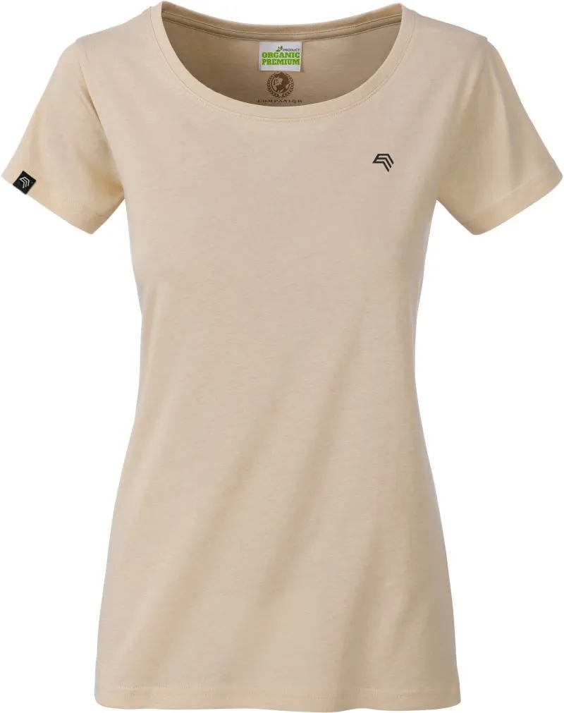 ― % ― JAN 8007/ ― Damen Bio-Baumwolle T-Shirt Organic - Stone Beige [M]