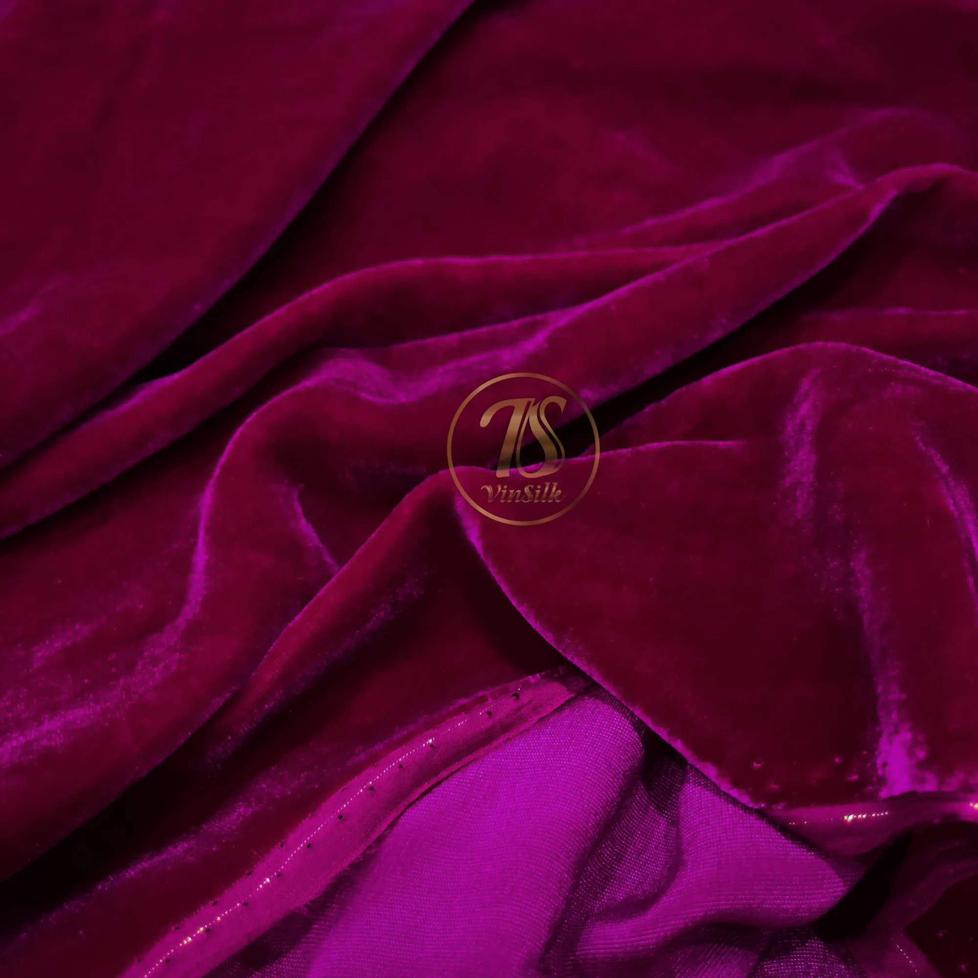 100% Mulberry Silk Velvet fabric by the yard - Luxury Silk Velvet - Dress making - Silk for sewing