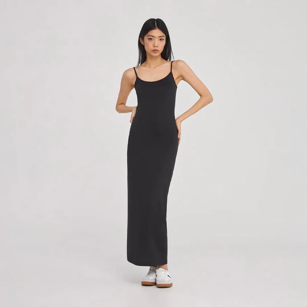 Adjustable Thin Straps Long Body Dress