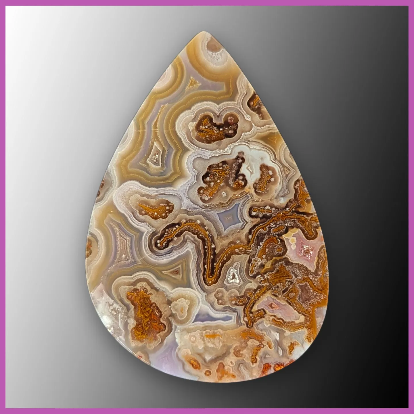 AGN1163c Agua Nueva Agate Cabochon