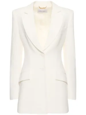 Alberta Ferretti   Fitted envers satin jacket 