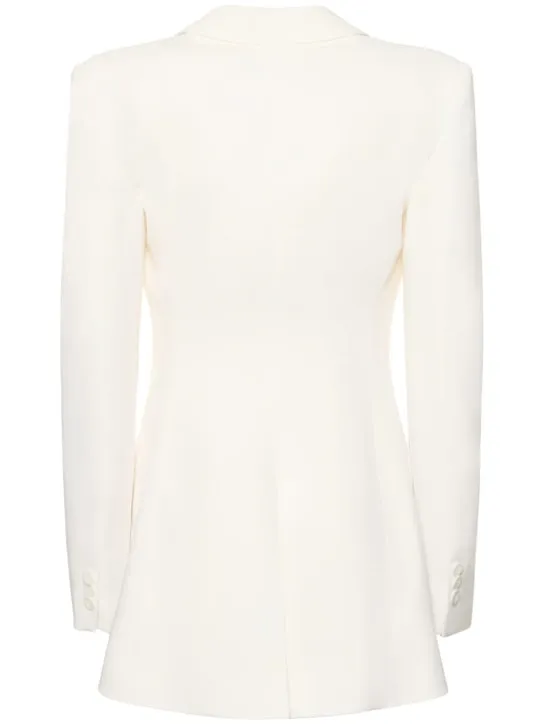 Alberta Ferretti   Fitted envers satin jacket 