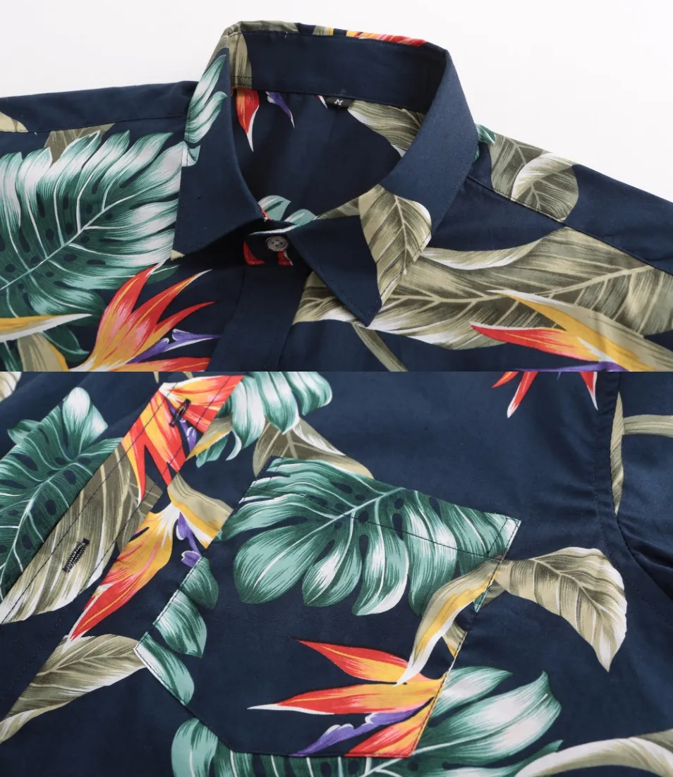 Aloha Summer Printed Short-Sleeved Shirt (3 Colors)