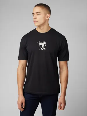 Ben Sherman - Boom Box Back Graphic Tee Black