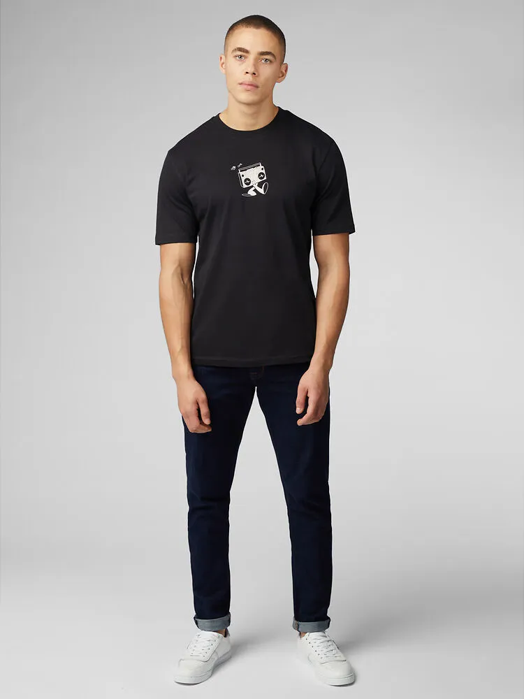 Ben Sherman - Boom Box Back Graphic Tee Black