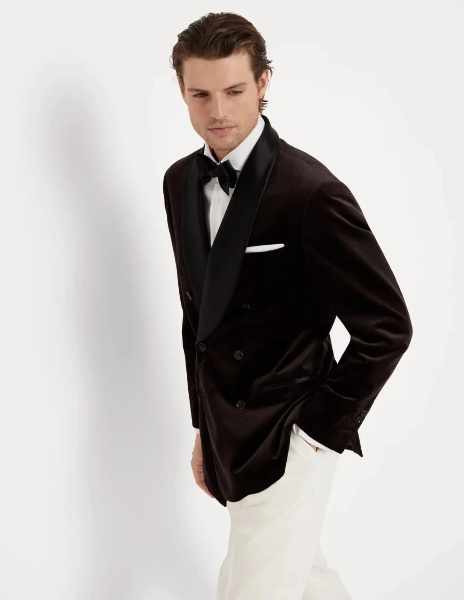 Brown Velvet Dinner Jacket