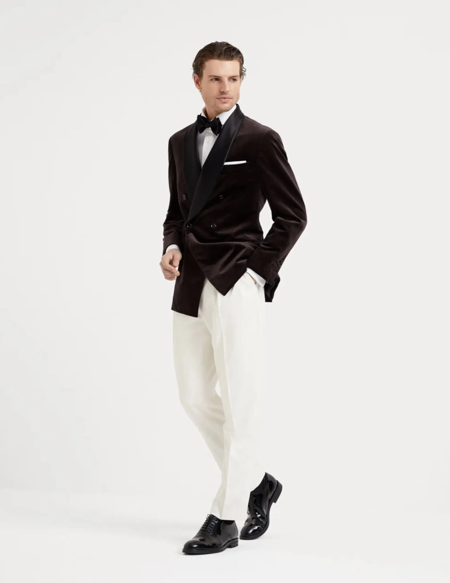 Brown Velvet Dinner Jacket