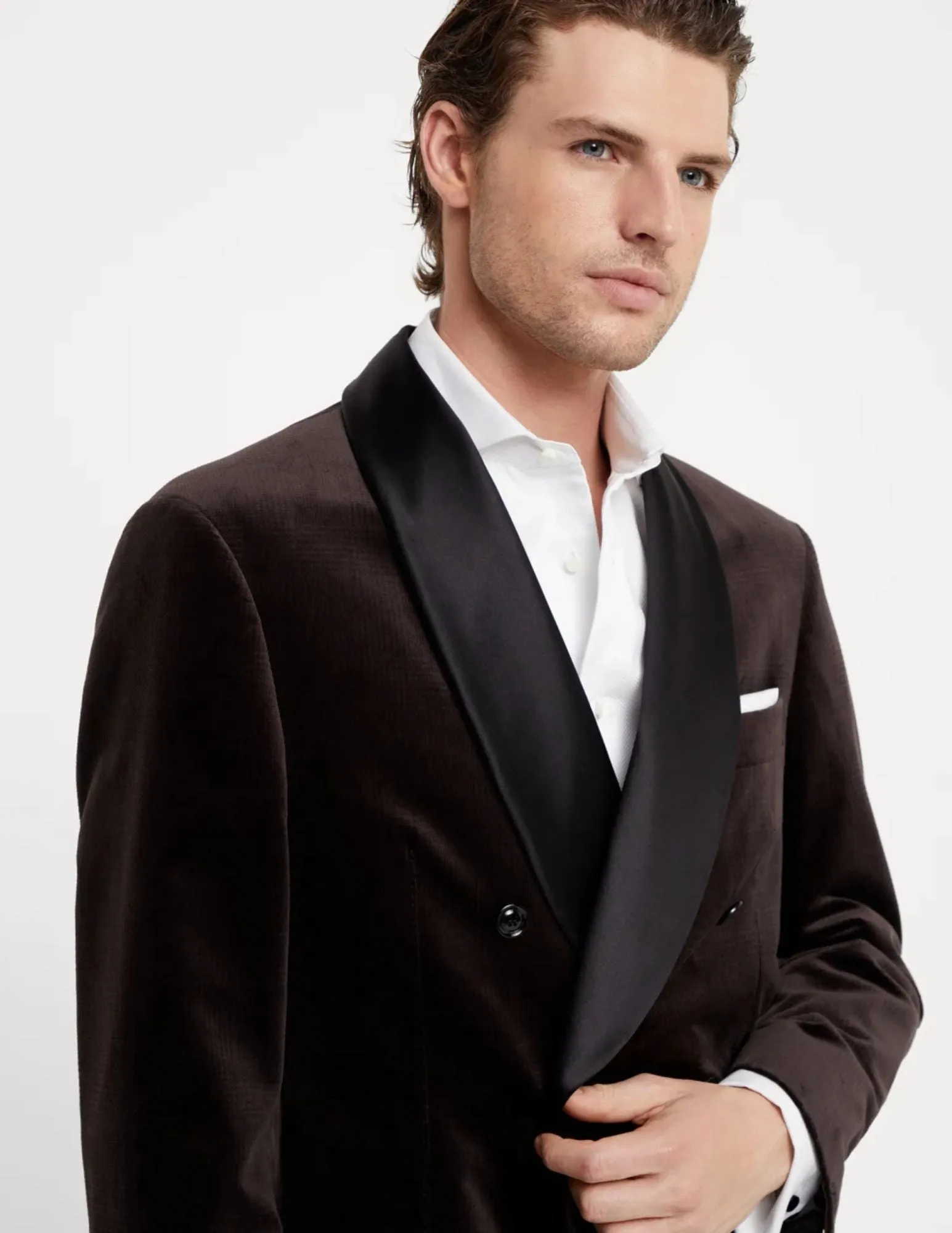 Brown Velvet Dinner Jacket