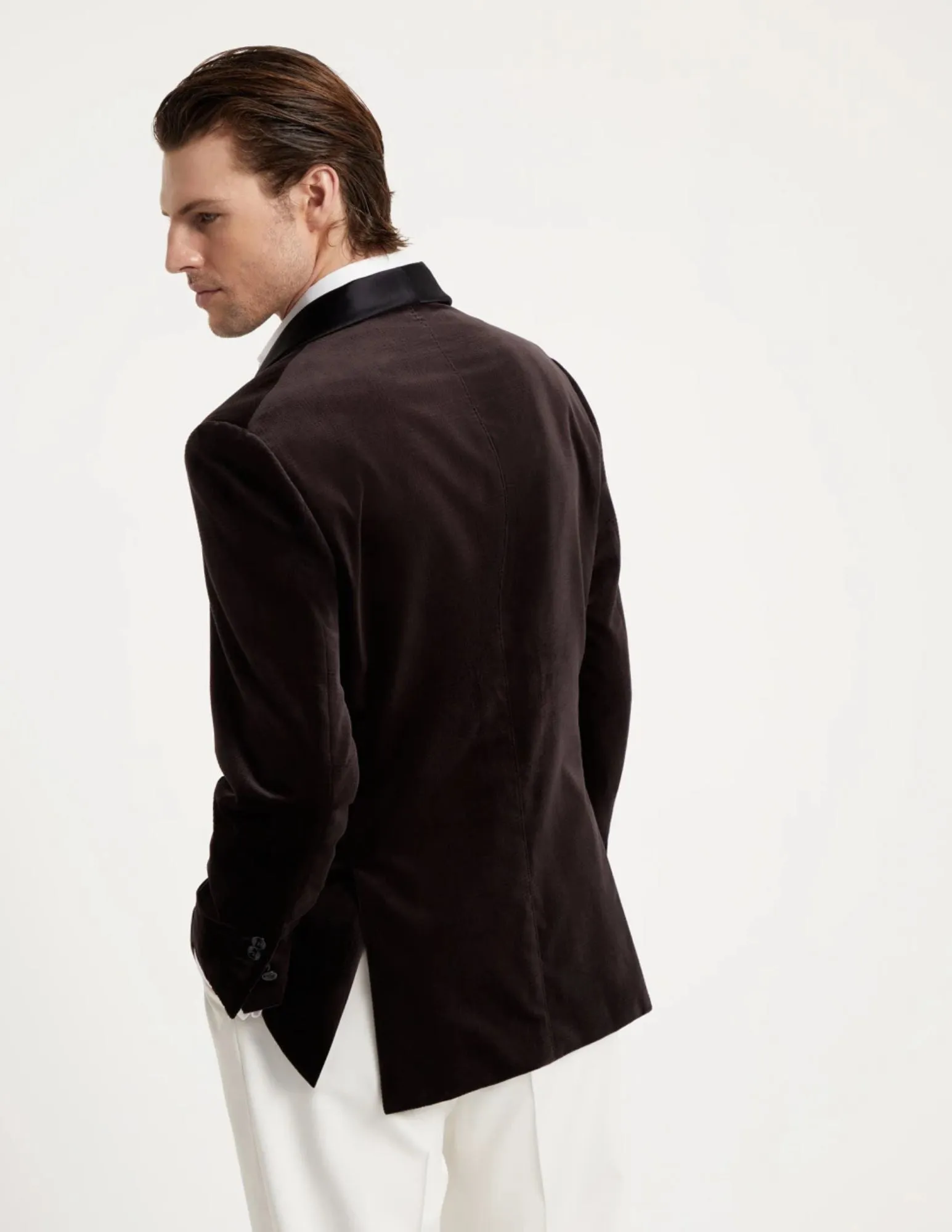 Brown Velvet Dinner Jacket