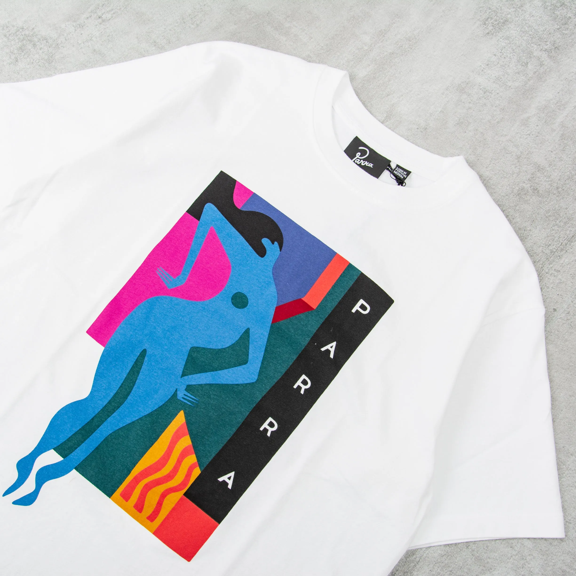 By Parra Beached and Blank Tee - White