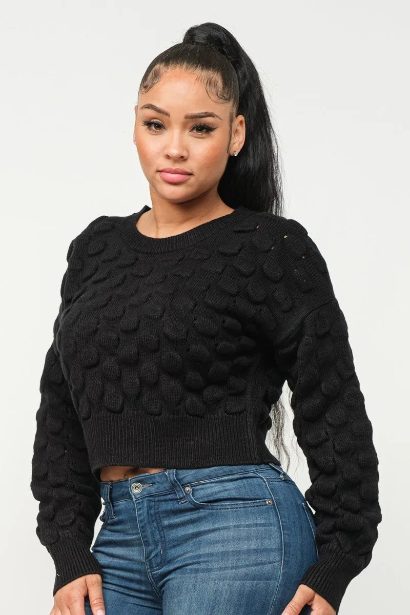 Checker Sweater Top - 3 colors