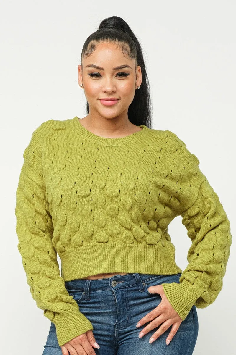 Checker Sweater Top - 3 colors