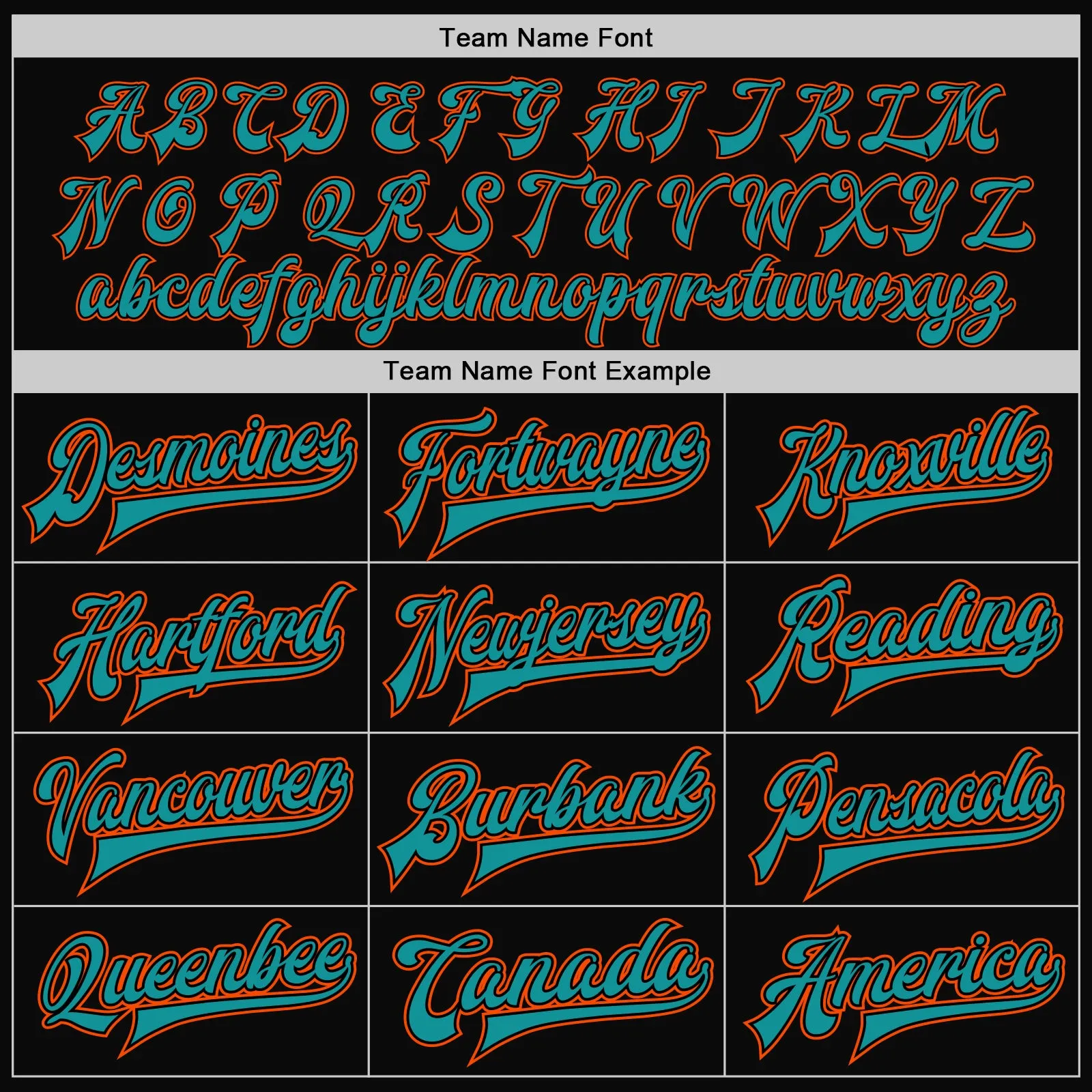 Custom Black Orange-Teal Bomber Full-Snap Varsity Letterman Two Tone Jacket