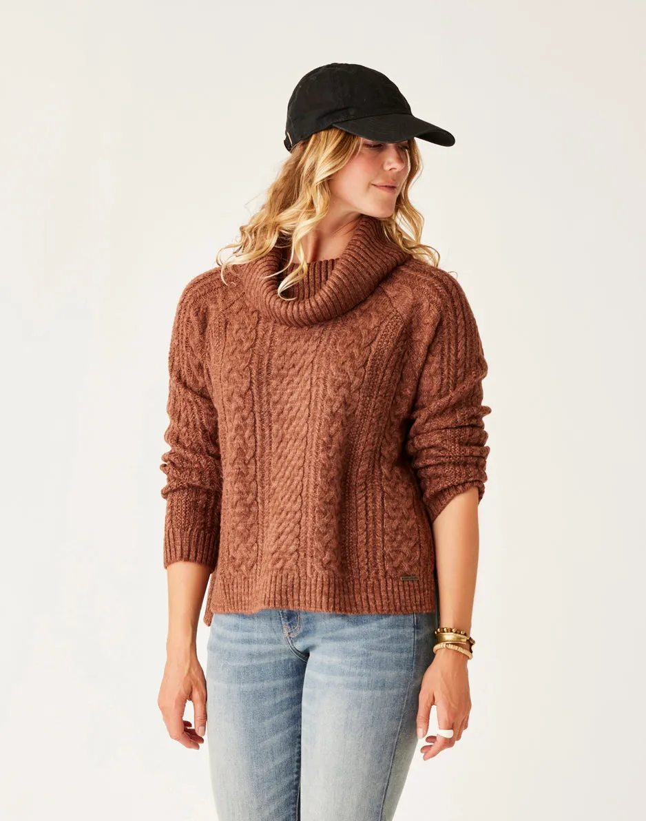 Field Sweater: Chocolate Heather