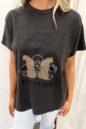 Fierce Standard Tee Washed Black