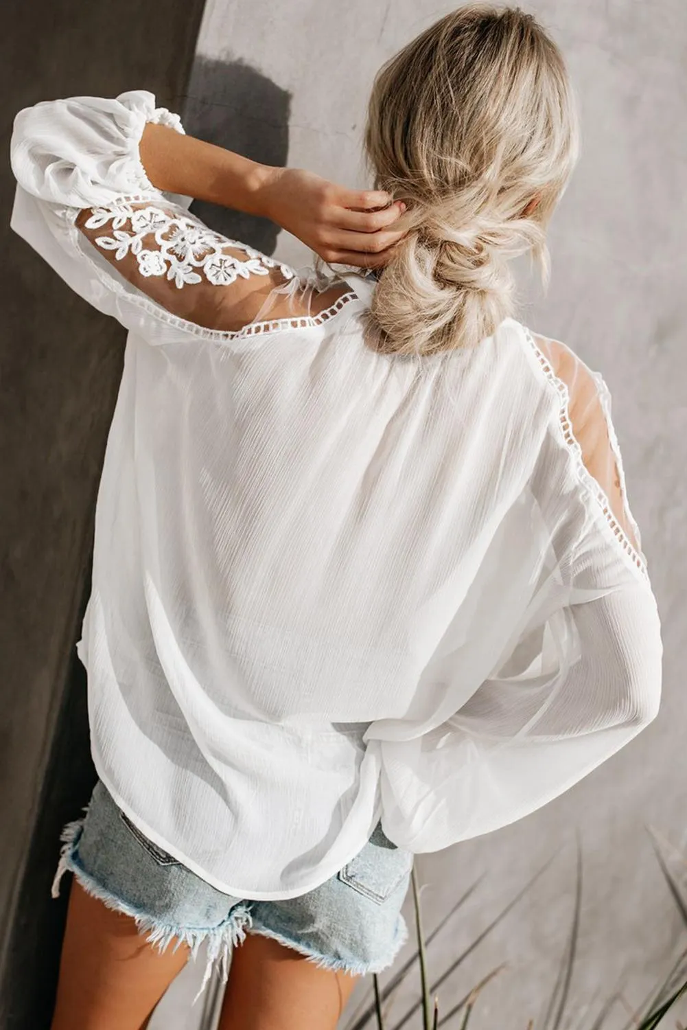 Formal Invitation Lace Blouse