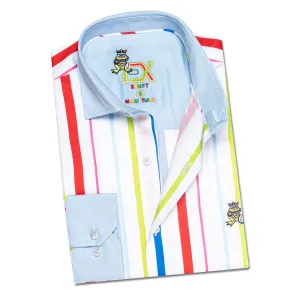 FROG Stripe Sampler Button Down Shirt