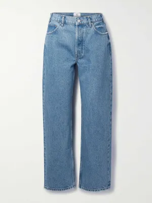 Gavin high-rise straight-leg jeans