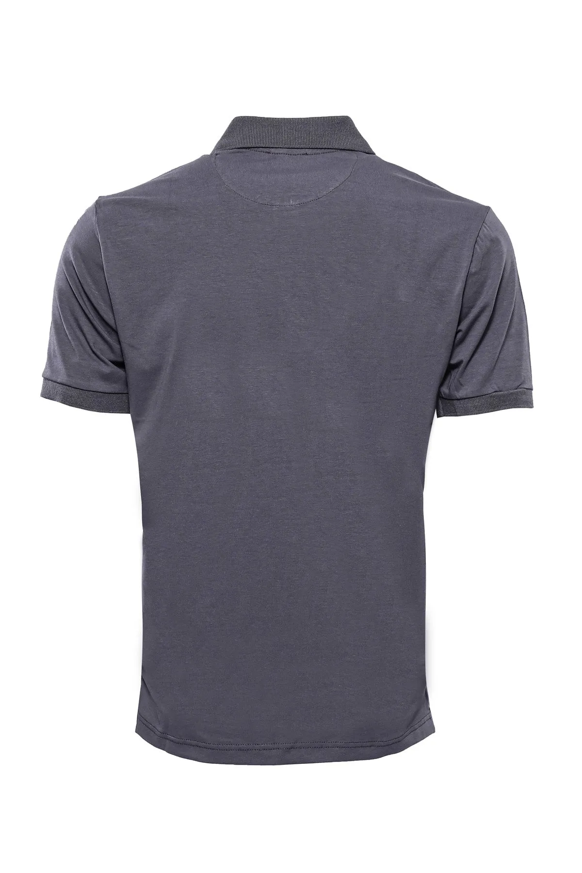 Grey Polo Collar T-shirt - Wessi