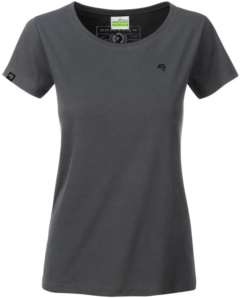 JAN 8007 ― Damen Bio-Baumwolle T-Shirt - Graphite Grau