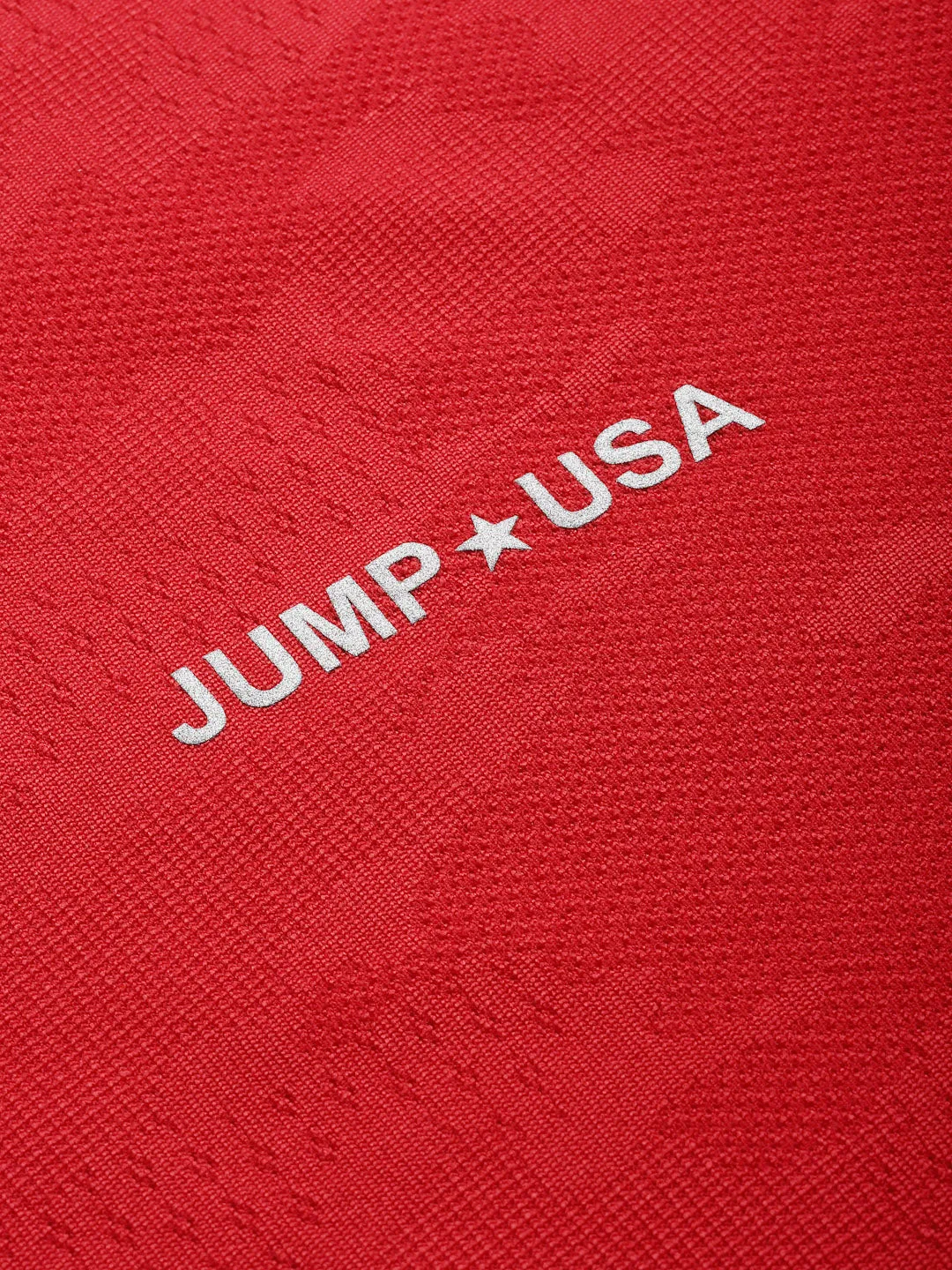 JUMP USA Men Red Round Neck Short Sleeves T-Shirt