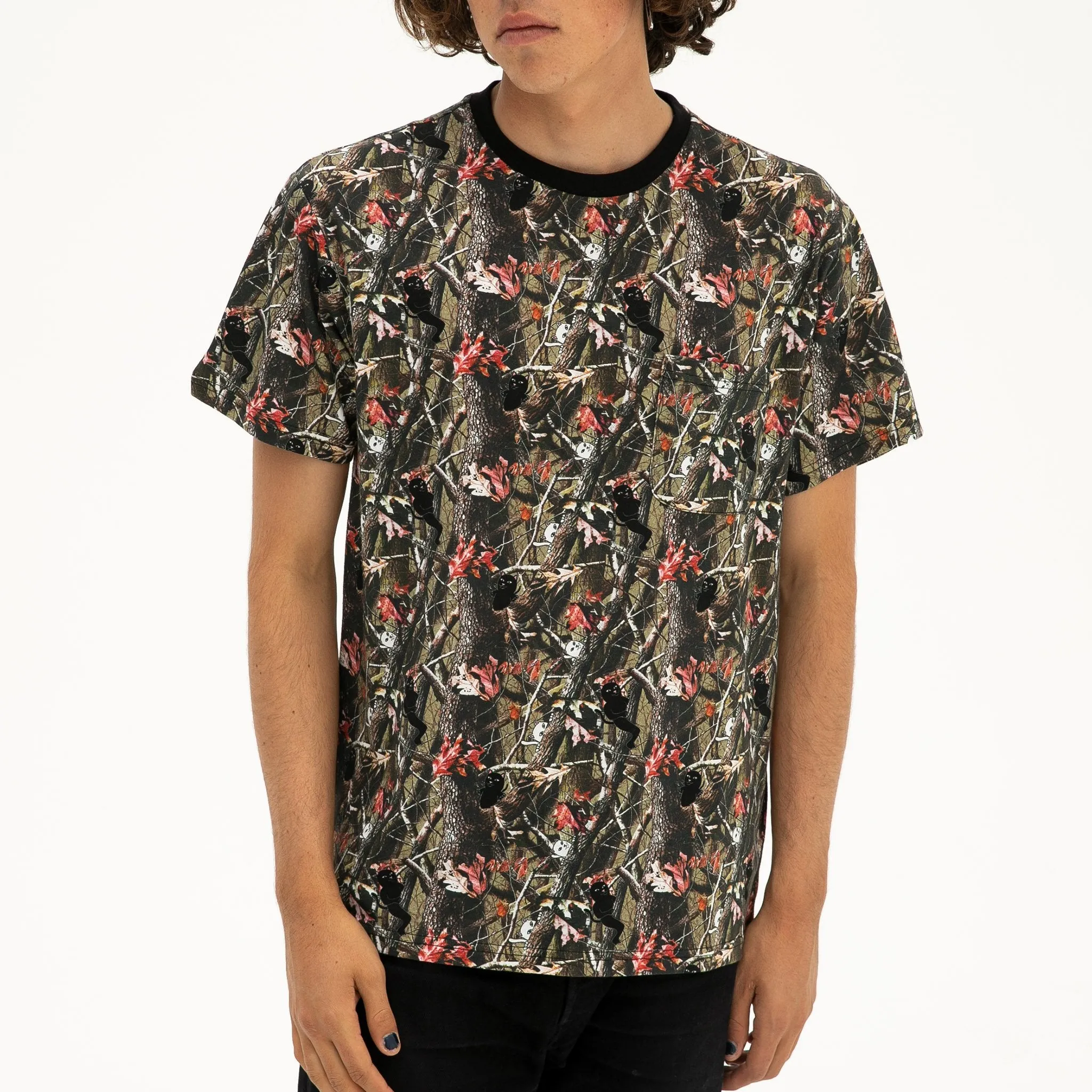 Nerm & Jerm Tree Camo Pocket Tee (Multi)