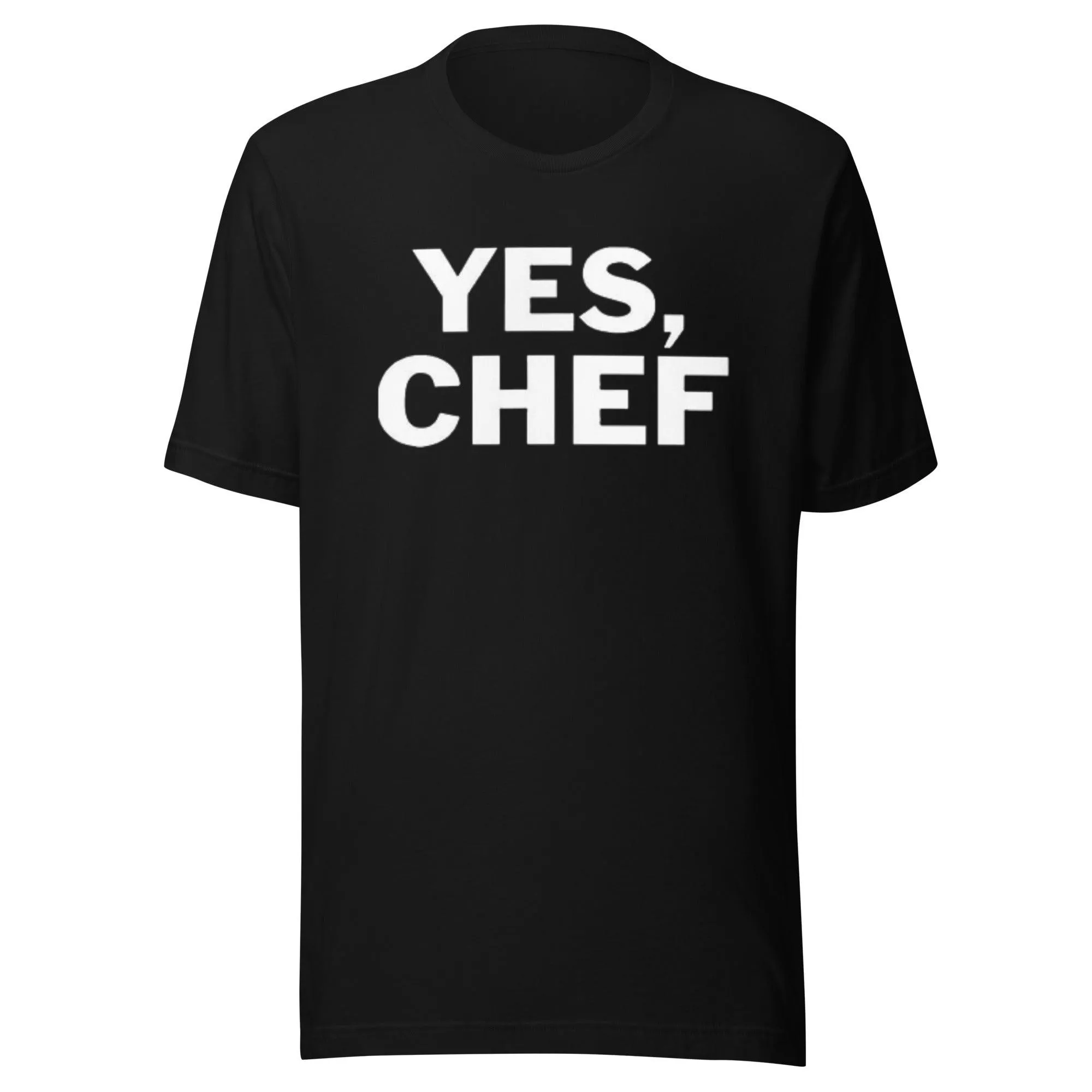 Occupation T-shirt Yes, Chef Lightweight 100% Cotton Short Sleeve Crew Neck Top