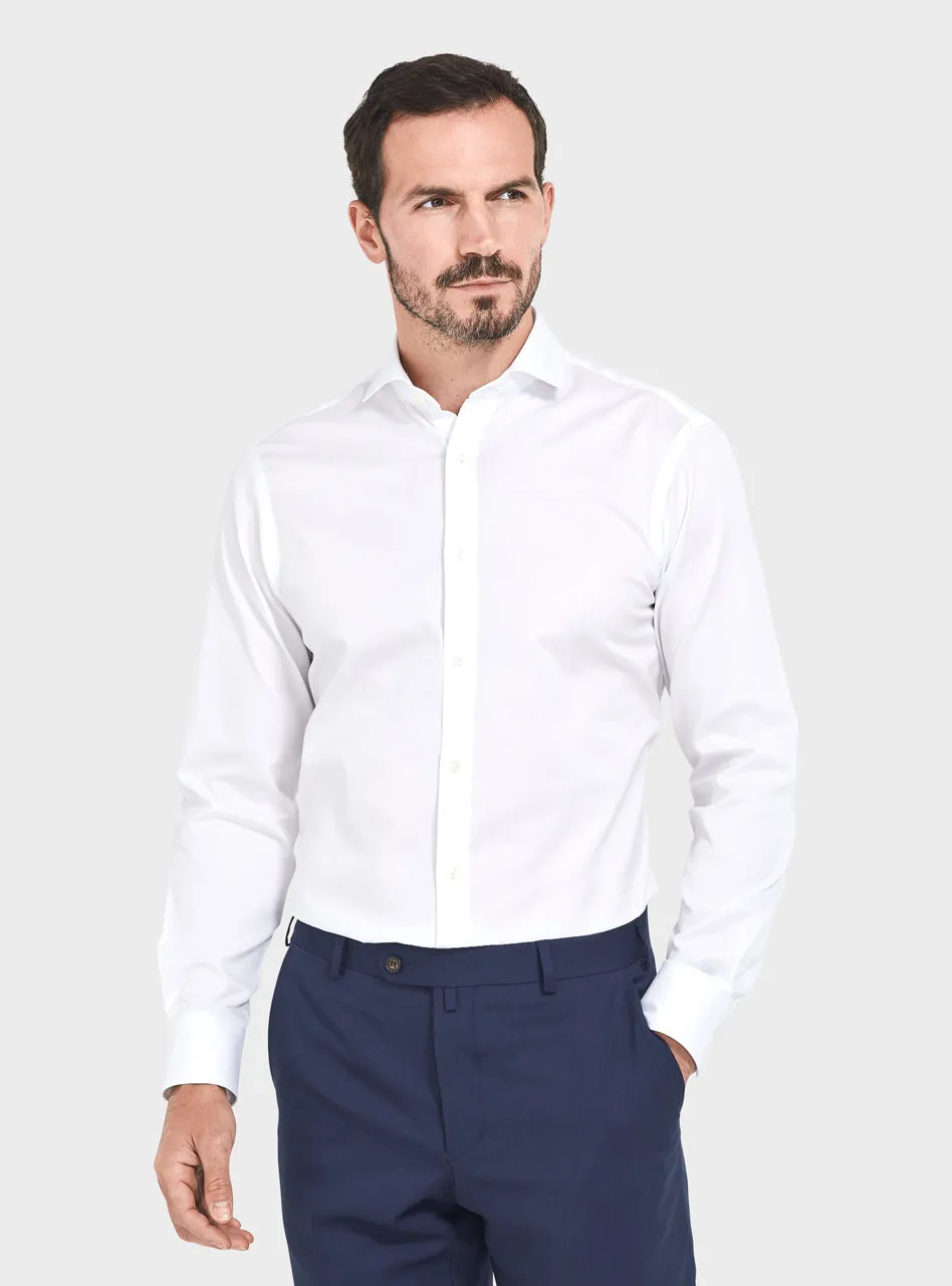 Organic Stretch Twill Slim Fit Shirt