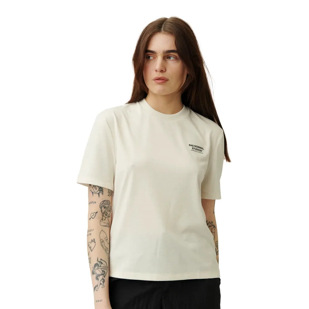 PAS NORMAL STUDIOS Off Race Lightweight Women Tshirt - Off White