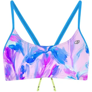 Pastel Flowers - Bandeau Bikini Top