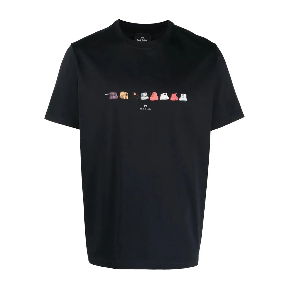 PAUL SMITH Tshirt SS Reg Fit Nozzles - Black