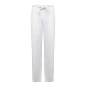 Ribbed Sleep Trouser- White