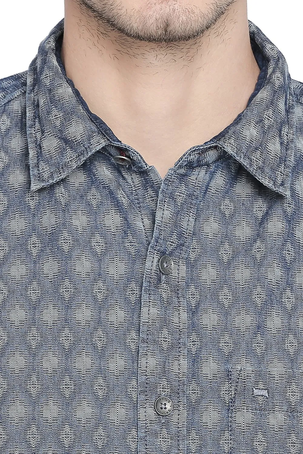 Slim Fit Jacquard Shirt