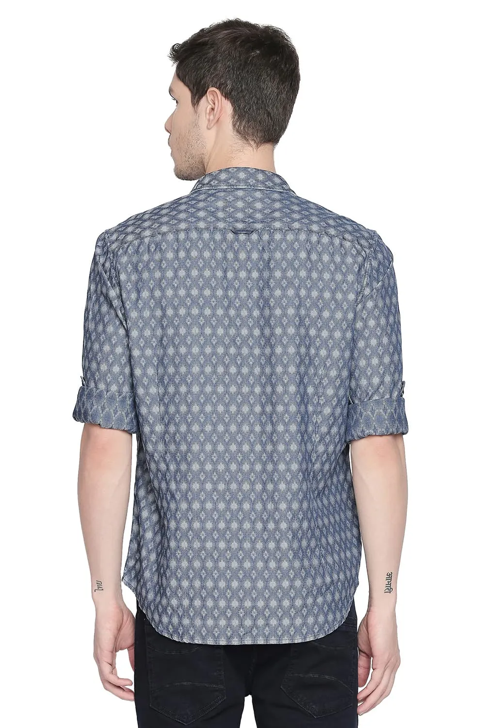 Slim Fit Jacquard Shirt