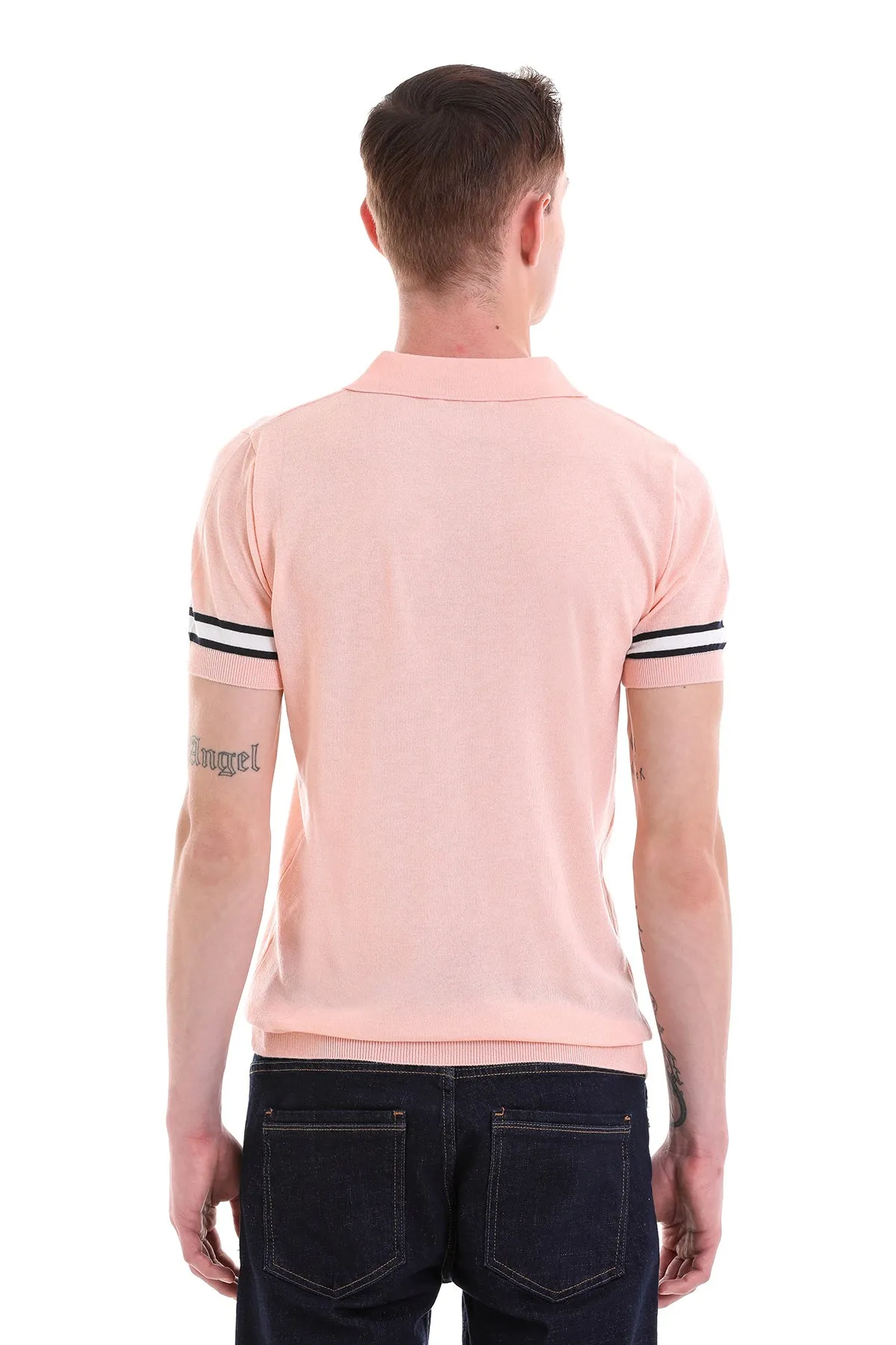 Slim Fit Pink Polo T-Shirt