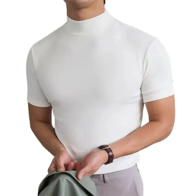 Twill Polyester Slim Fit T-Shirt