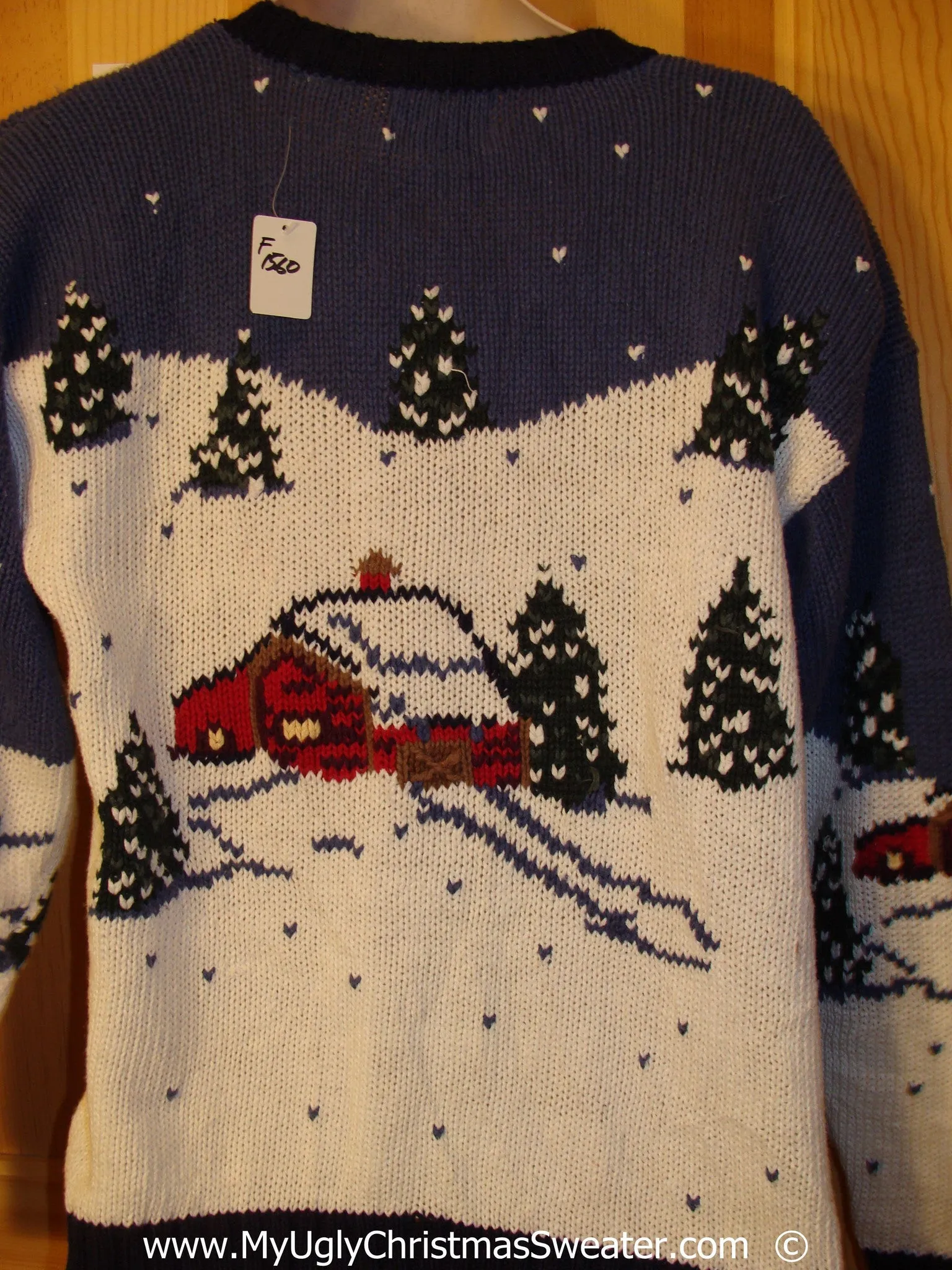 Two Sided Winter Wonderland Festive Christmas Sweater