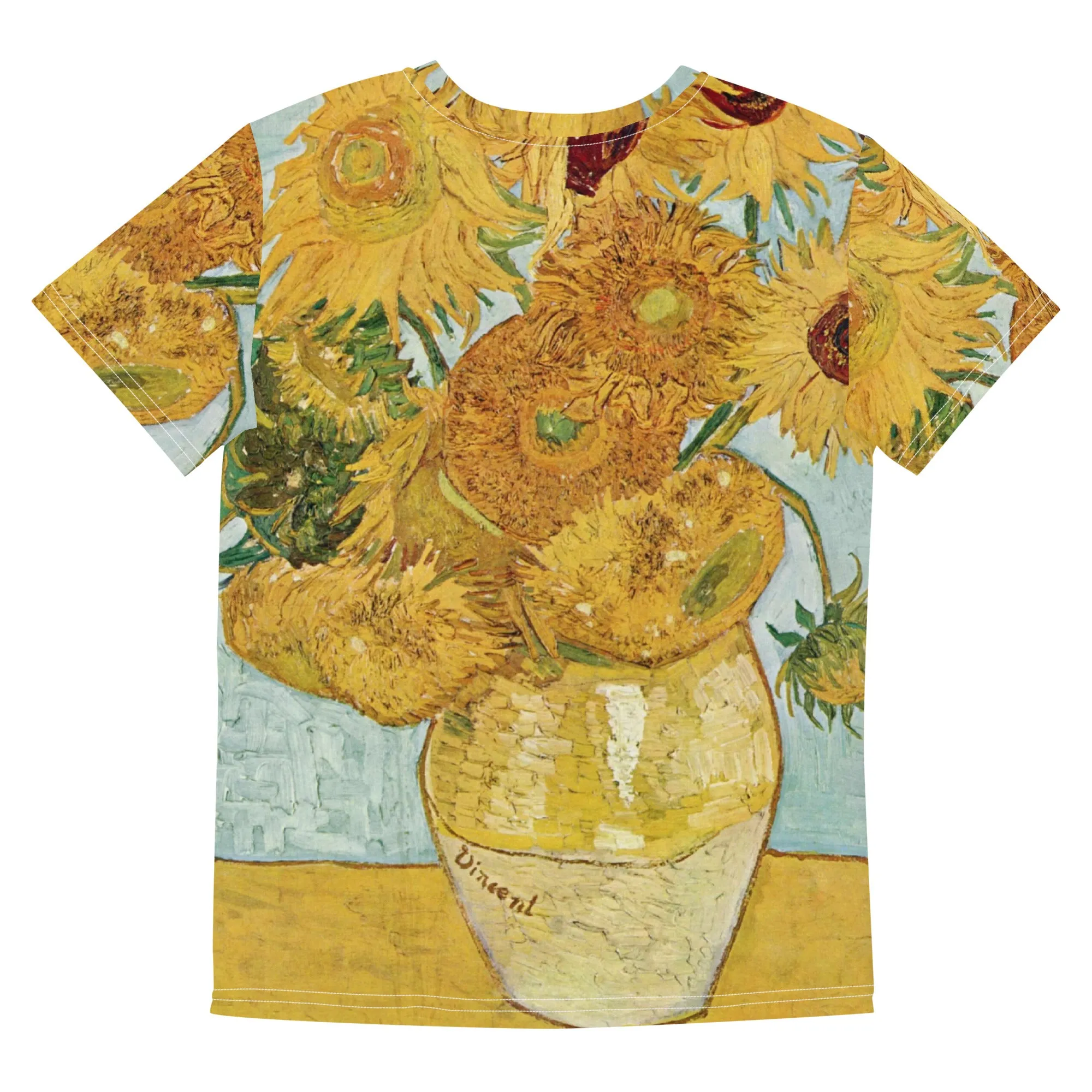 Van Gogh Inspired Sunflowers Teen T-Shirt