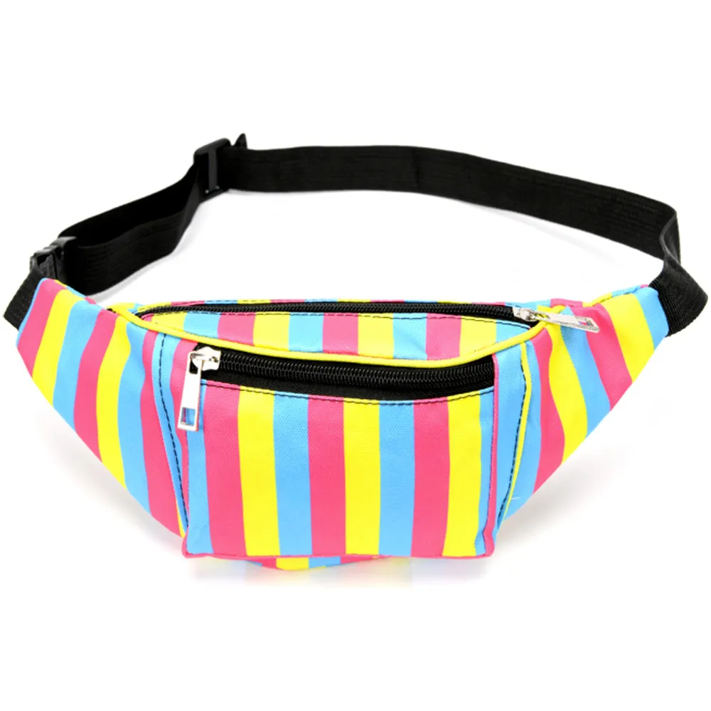 Vertical Stripes Bumbag - Pansexual