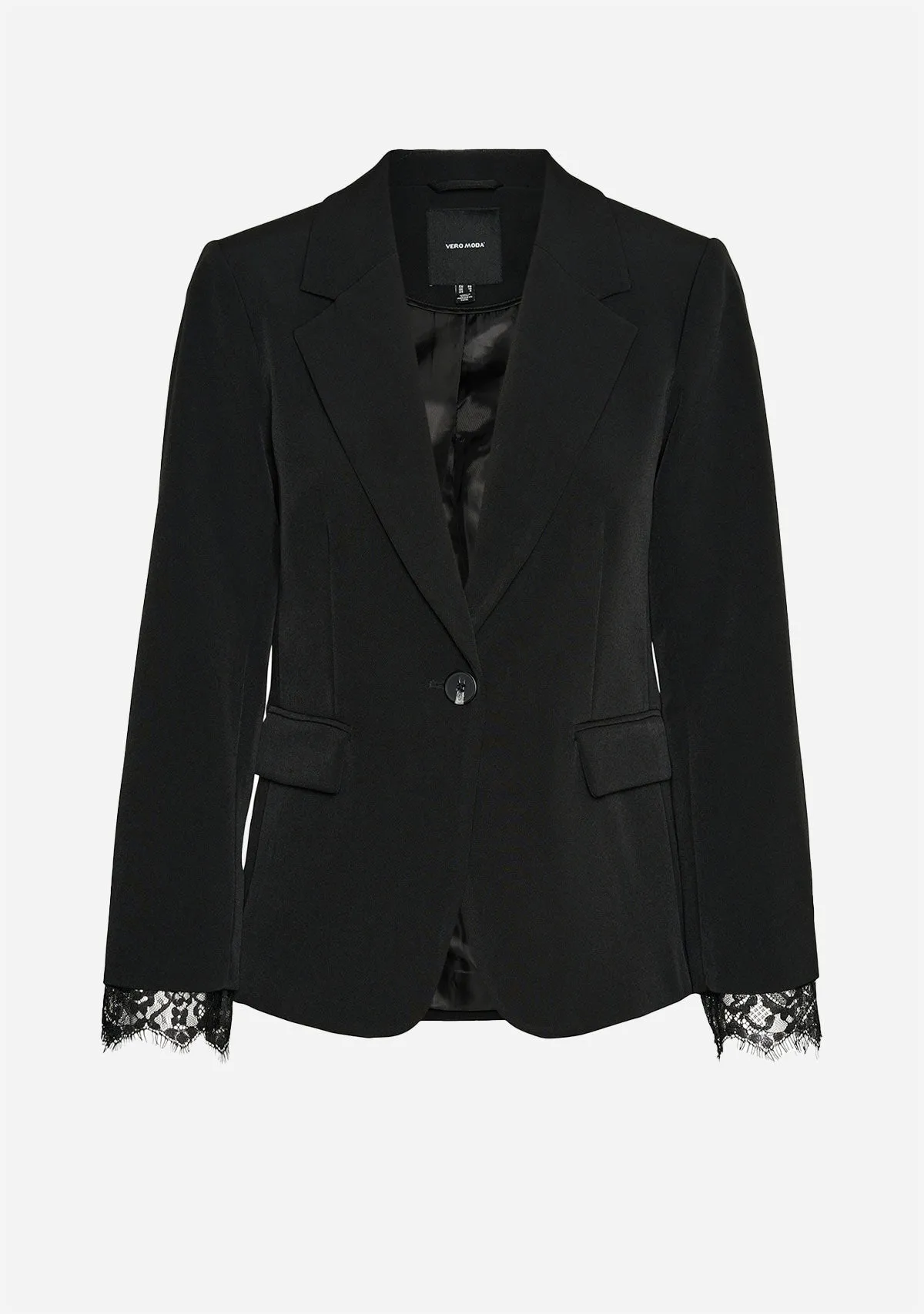 VM Lulu Fitted Lace Detail Blazer