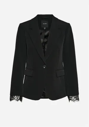 VM Lulu Fitted Lace Detail Blazer