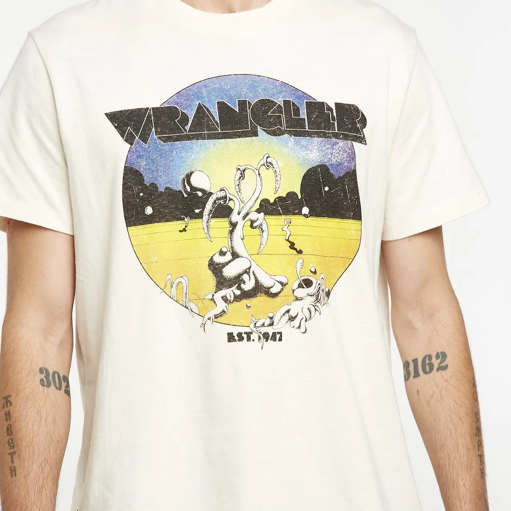 WranglerMens Only Place Tee - Ecru