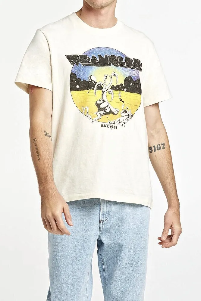 WranglerMens Only Place Tee - Ecru