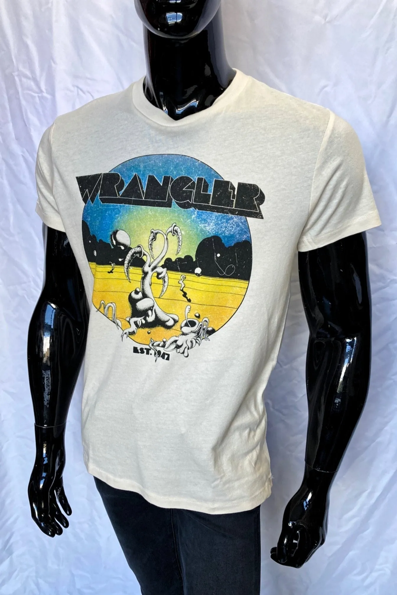 WranglerMens Only Place Tee - Ecru