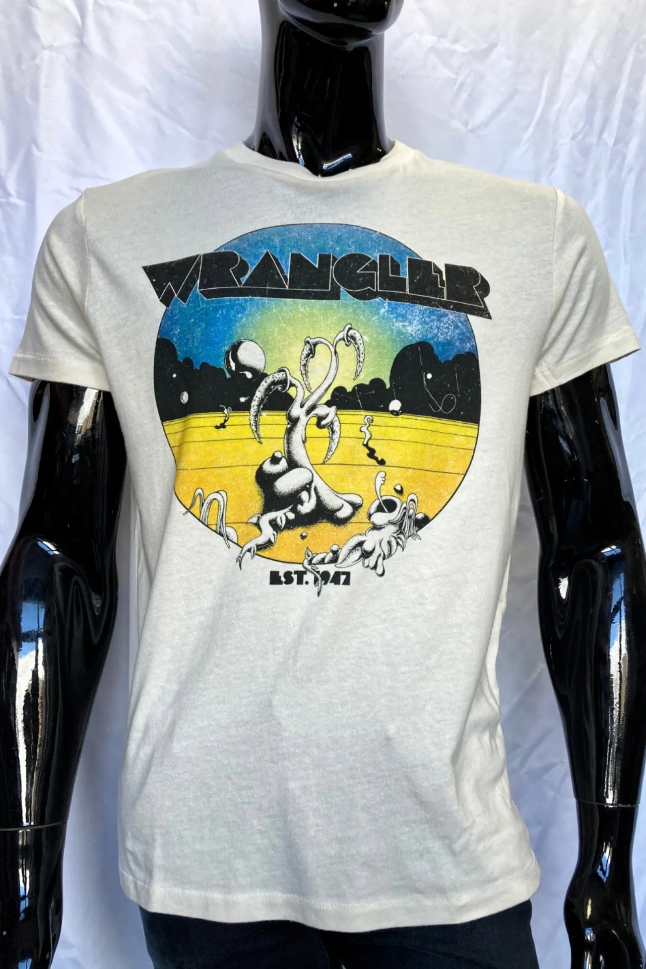 WranglerMens Only Place Tee - Ecru